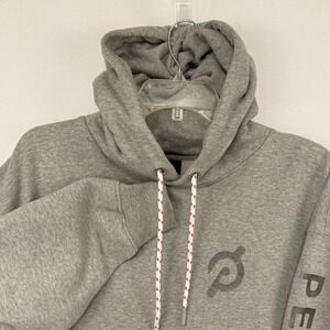 Peloton Gray Logo‎ Graphic Hoodie Sweatshirt XL "Together We Go Far"